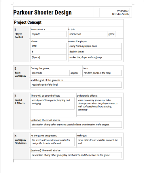 Page 1 of design document